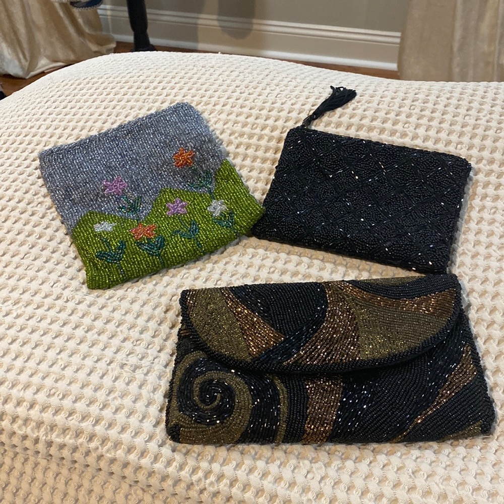 Three beaded evening bags! Perfect for all your evening events!